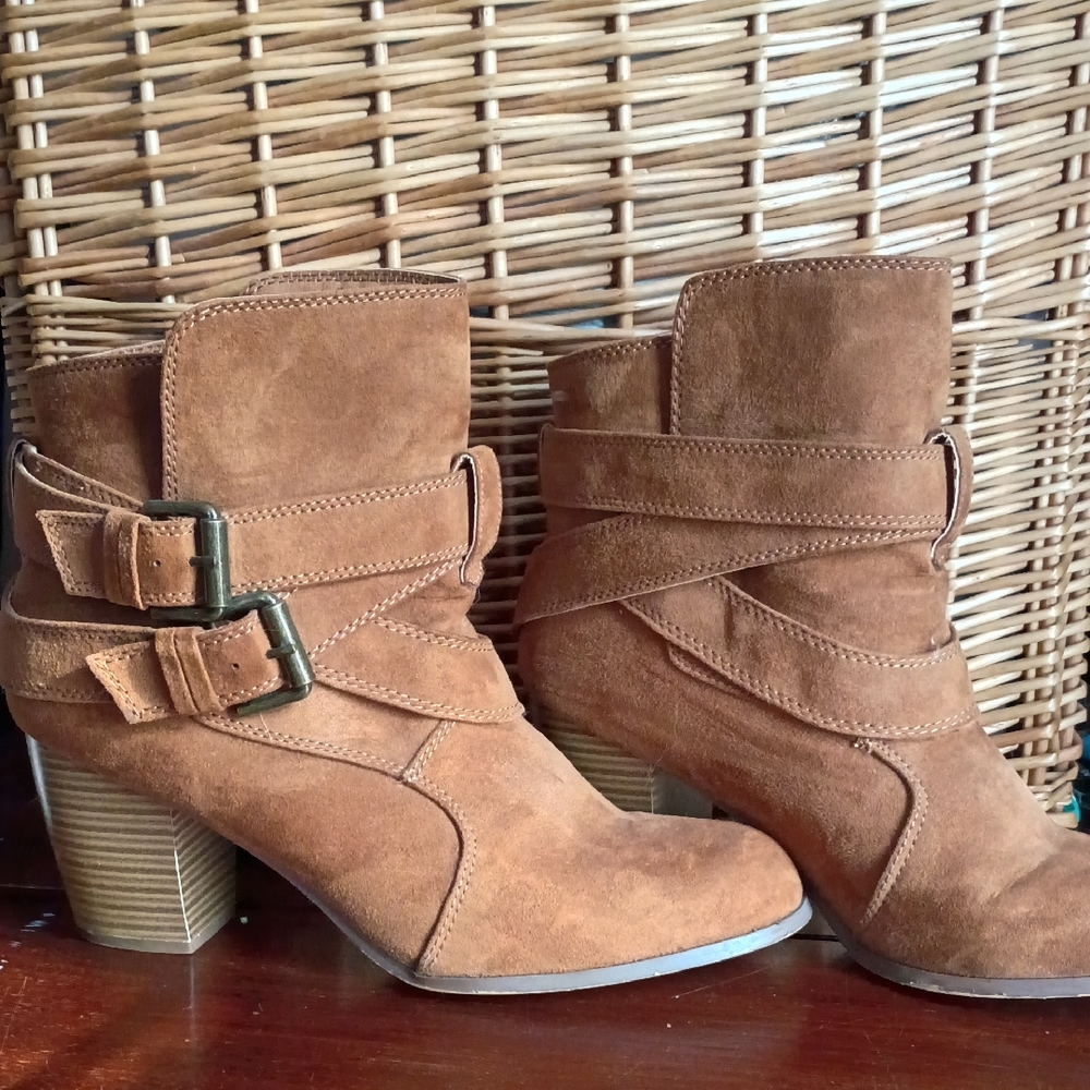 American Eagle Outfitters Brown Heeled Boots